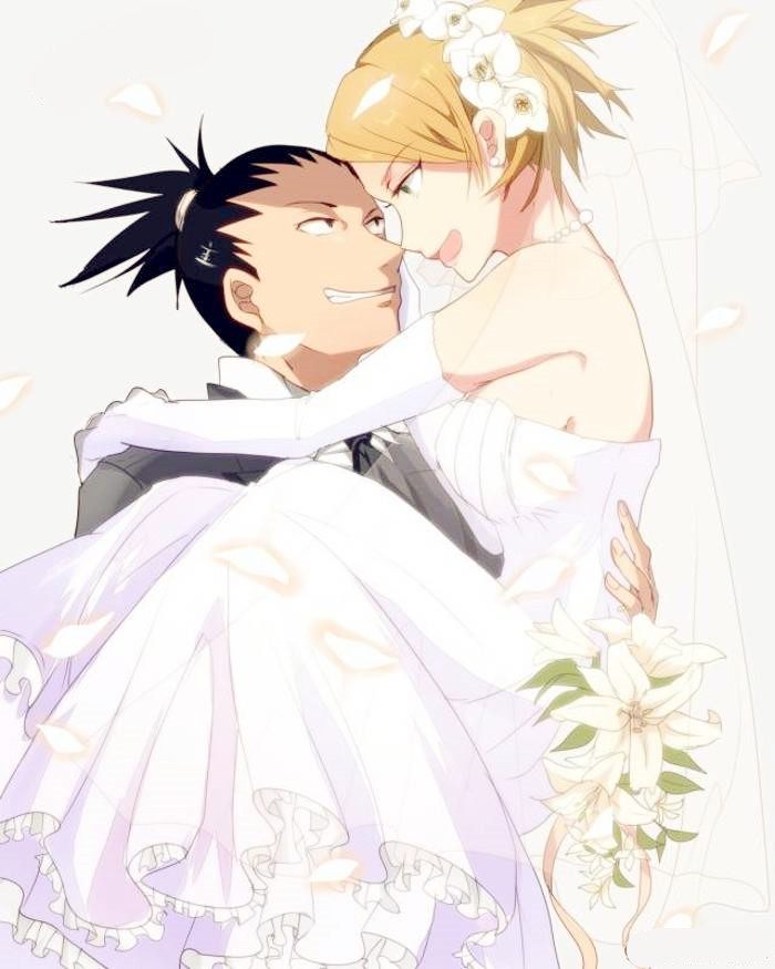 火影里最般配的一对夫妻,鹿丸和手鞠公主一家的幸福美图