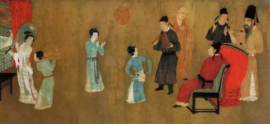 古代名画 | 南唐 顾闳中《韩熙载夜宴图》