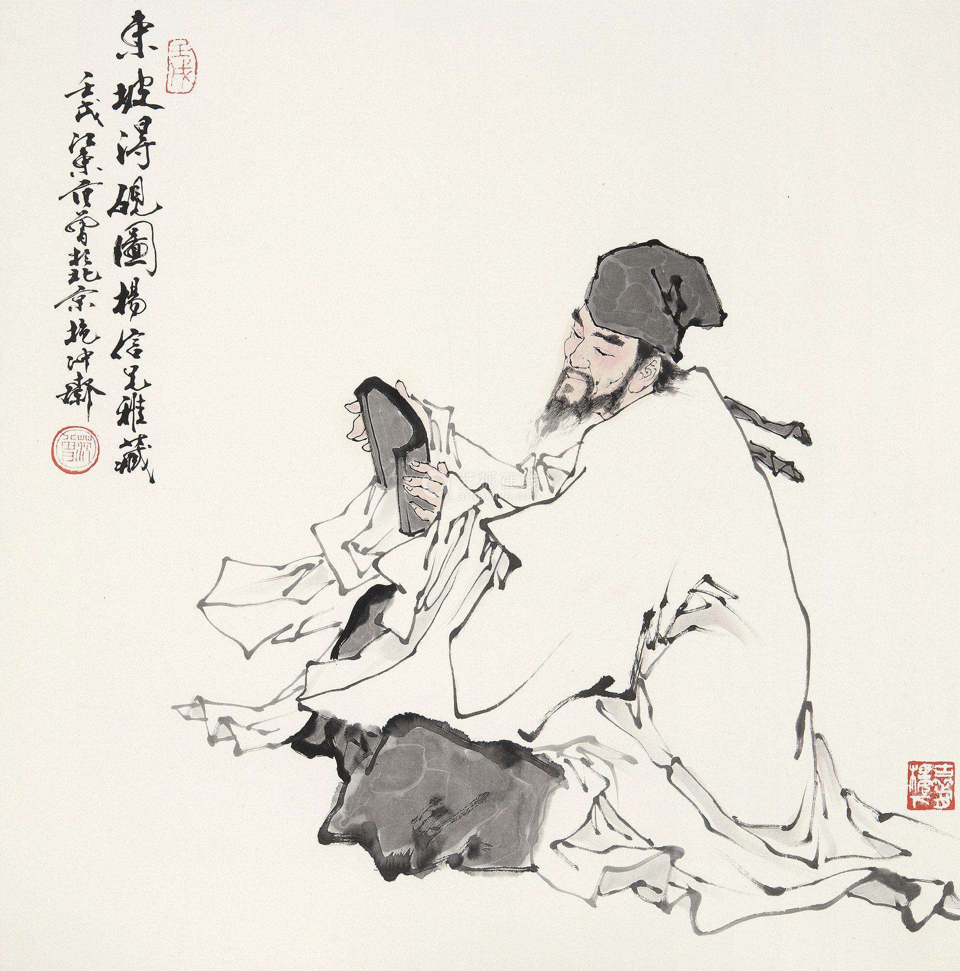 范曾距离大师有多远专业评论家人物千篇一律是连环画风格