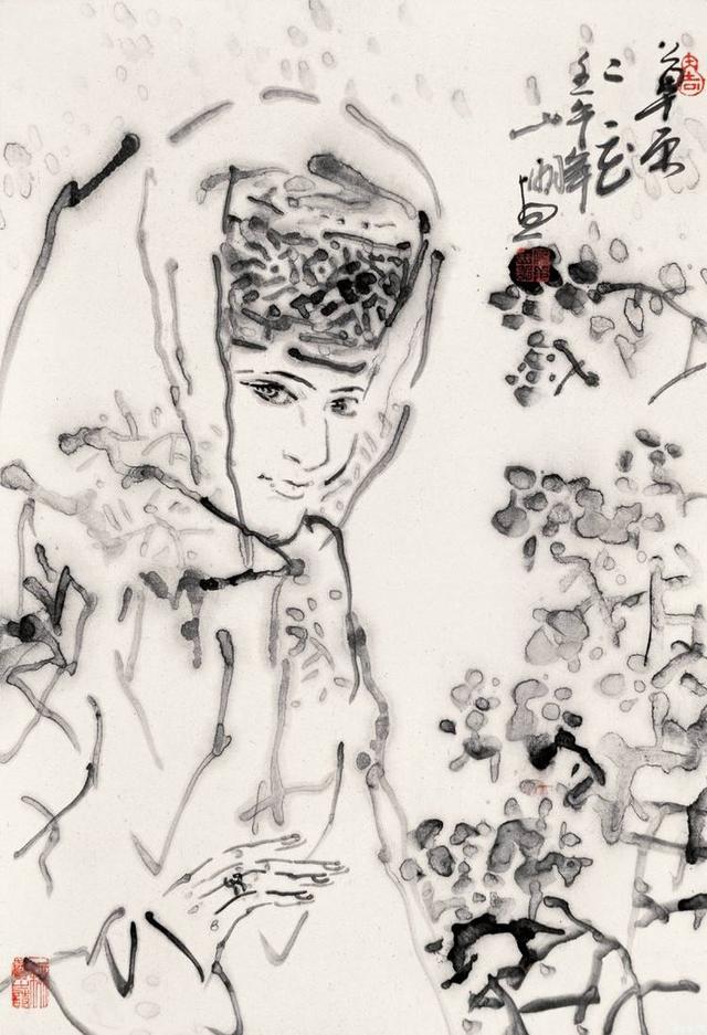 中国美院国画系教授吴山明画家是耕耘教授是播种