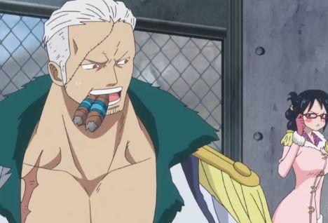 斯摩格曾与达斯琪换过身体,正常男人都像山治一样的反应,但他却若无其