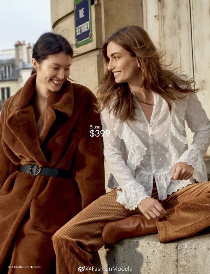 何穗出镜hm 2018秋冬全球广告大片 回归国际市场的仙姑气