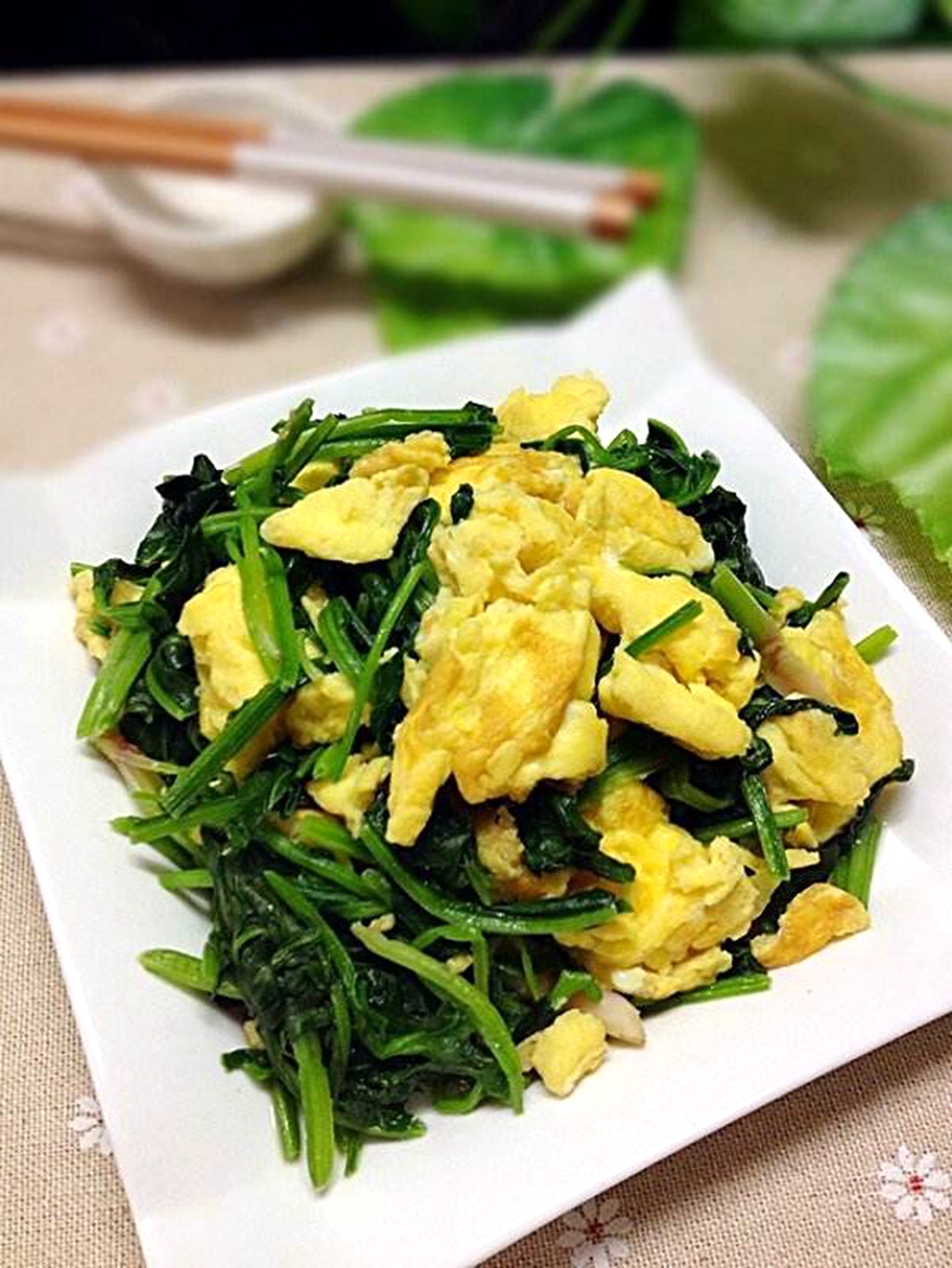 菠菜炒蛋,高情商之人一看便懂