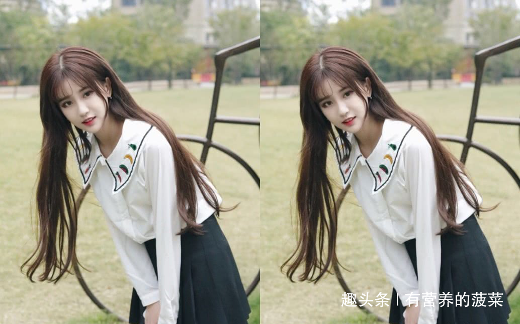 杨清柠显脸小的秘诀,只需牺牲两缕头发,网友不淡定