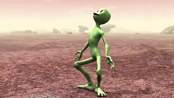 突然火遍全球的小绿人,这魔性的舞步太搞笑了吧哈哈