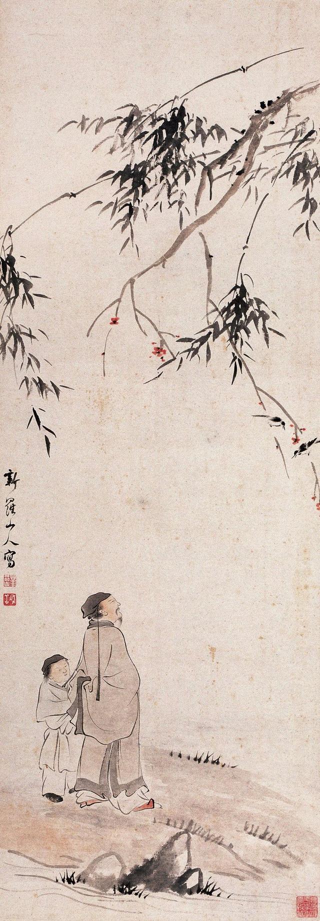 绘画|新罗山人|白砂_新浪新闻