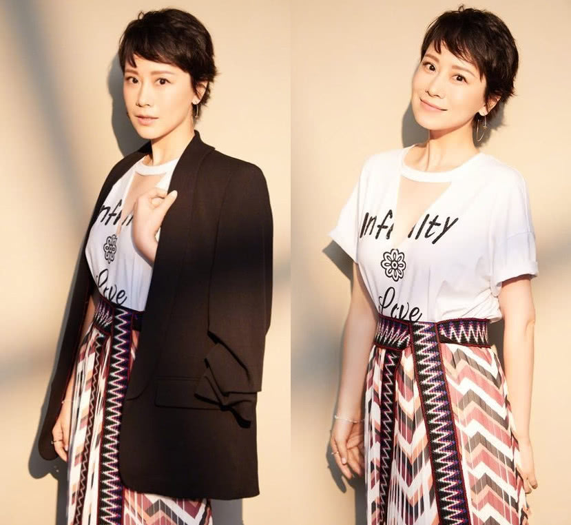 海清真猛!为了能扣上纽扣非要从下摆剪开叉,不想却暴露真实体重