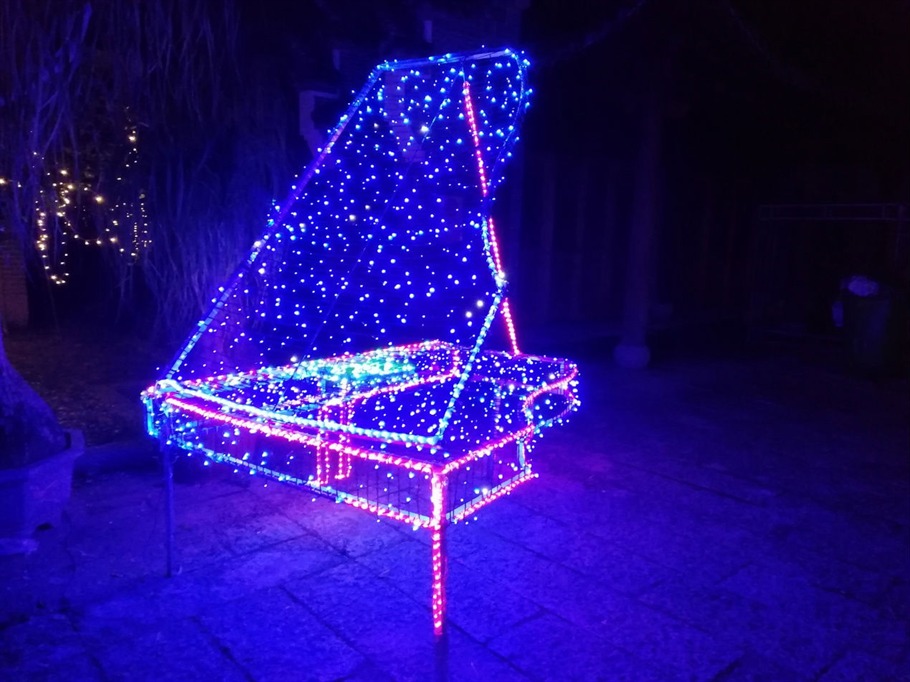 星光耀眼璀璨星辰景宁凤凰古镇灯光节