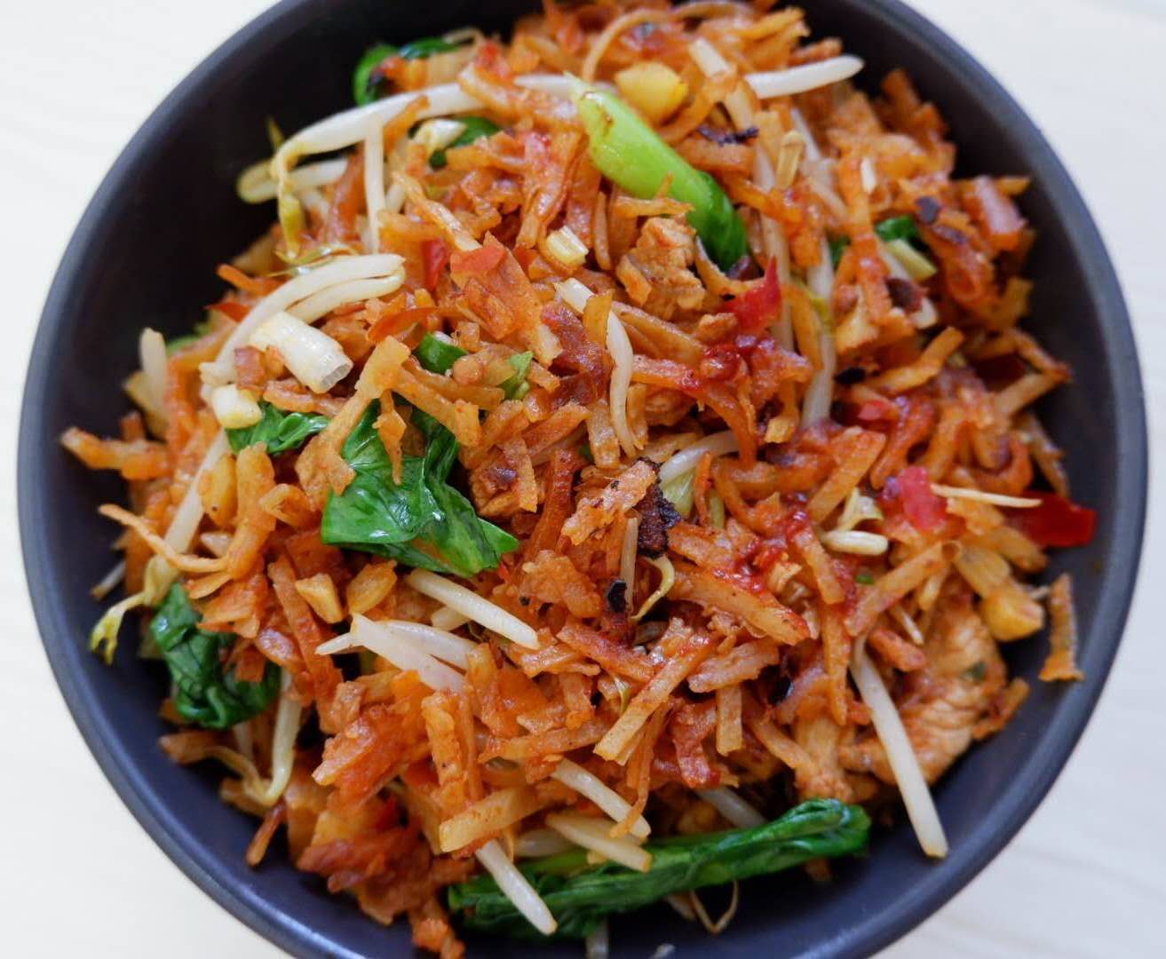 懒人福音,香辣里脊肉炒饼