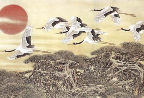 「中国画」最美仙鹤图!集全了!