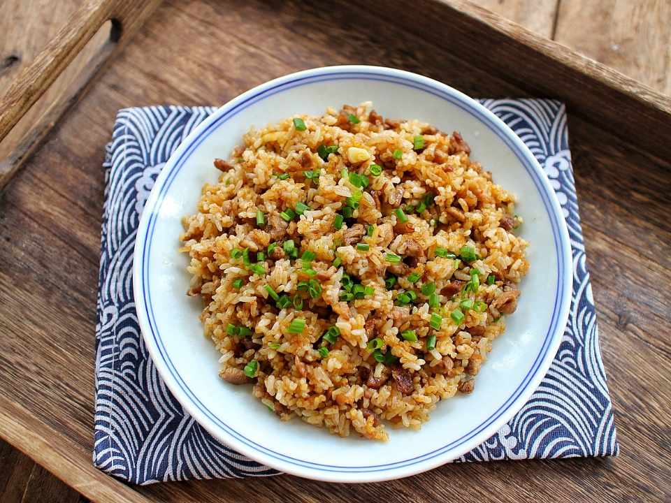 教你自制孜然牛肉炒饭,香辣开胃,好吃极了