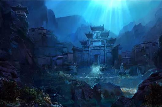 漫步在湖底古城之上,是一种什么样感觉……!