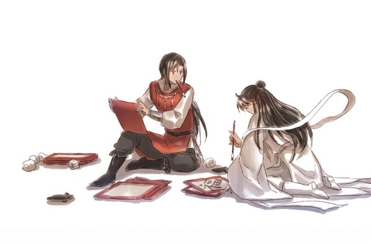 《天官赐福》漫画,厄命生气,为什么要咬若邪?|天官赐福|画师|春联_新浪新闻