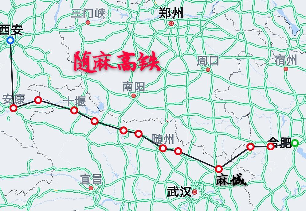 安徽河南因这条高铁走向互不相让湖北或因此成为大赢家