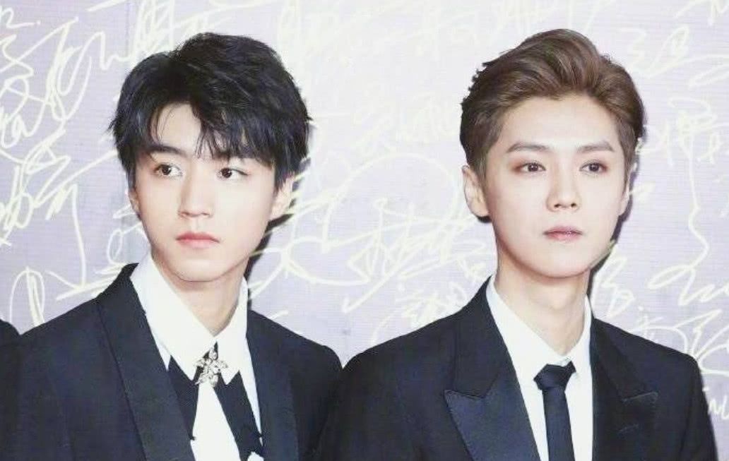 鹿晗和tfboys梦幻同框,谁注意到千玺的小表情?很是心虚了