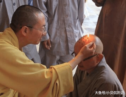 古代和尚戒疤多少是有讲究的, 并不是电视剧中看到一排排的|戒疤|和尚|电视剧_新浪新闻