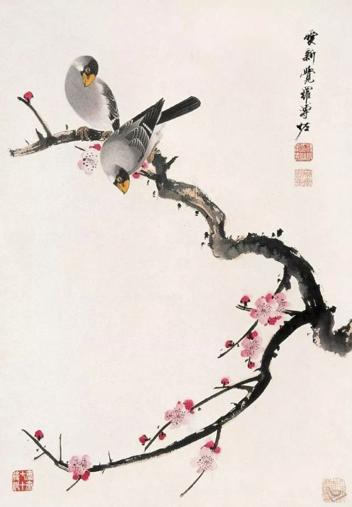 溥佐笔下"双飞翼"花鸟,好美!|溥佐|花鸟|满族_新浪新闻
