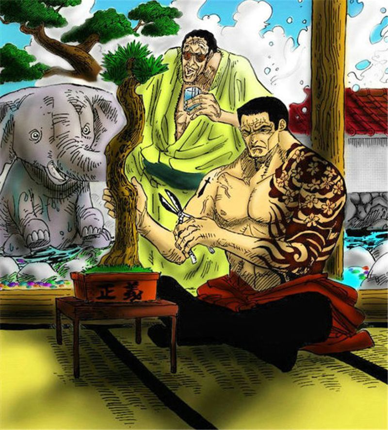 海贼王赤犬隐瞒的秘密纹身大有来头青雉知道1个