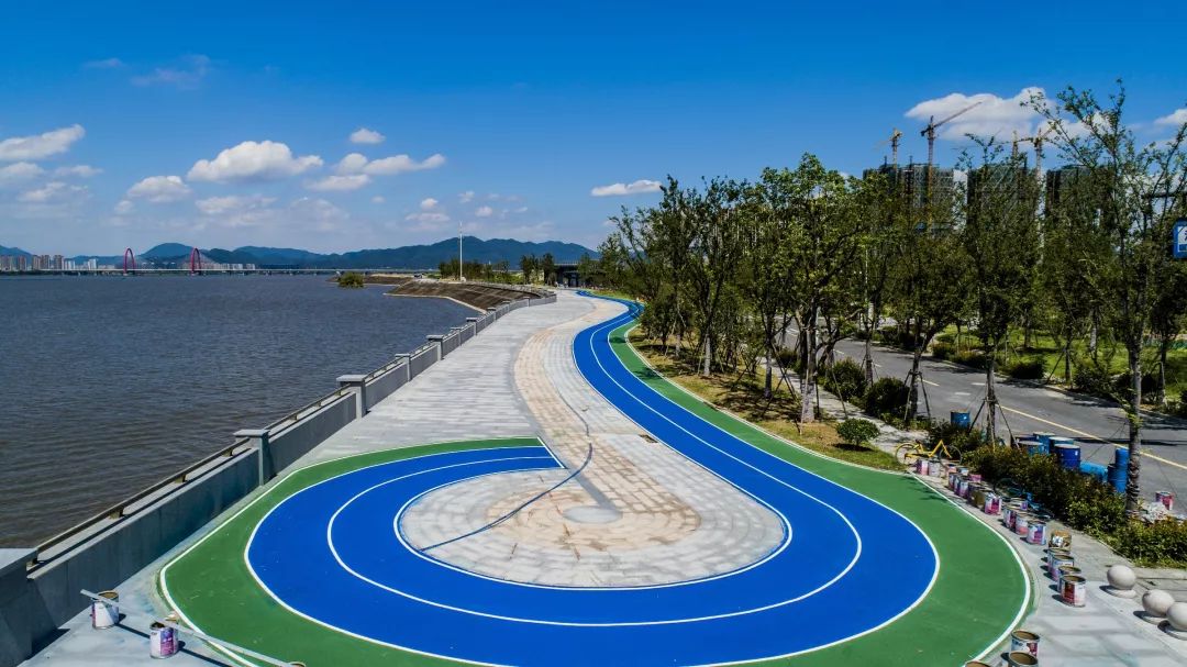 缤纷滨江"颜值"再升级!"最美跑道"2.0最新谍照来了!