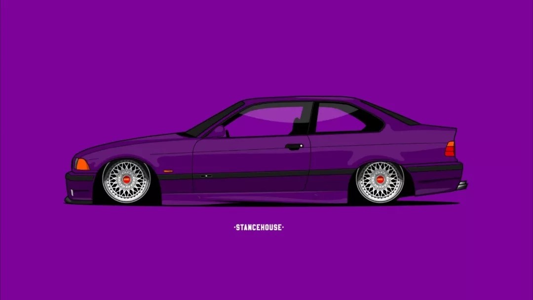 改装车电脑壁纸,这些车你能认全吗?