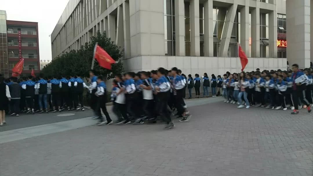精彩大课间,校园最美风景线-沈丘一高高三课间操