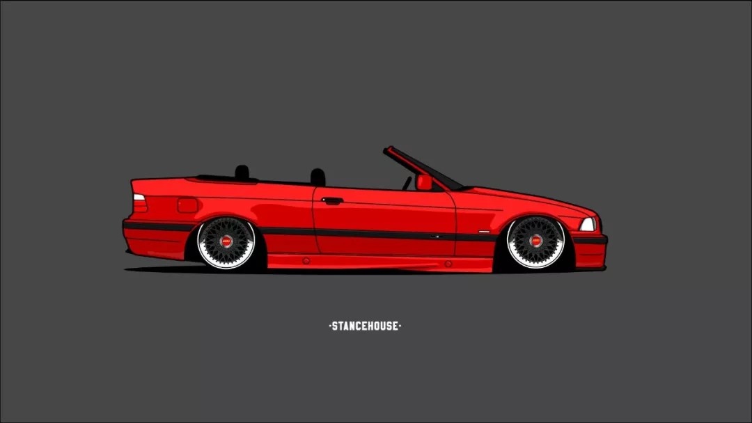 改装车电脑壁纸,这些车你能认全吗?