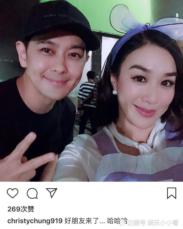 林志颖,钟丽缇"冻龄"男女神同框,皮肤光泽不相上下