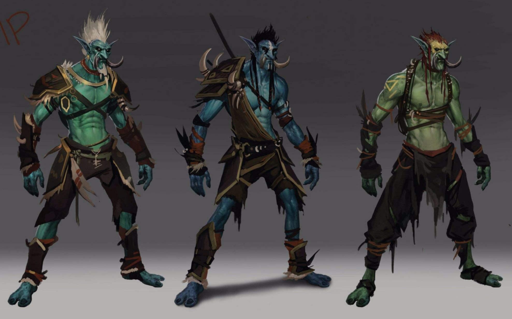 魔兽世界库尔提拉斯人类和赞达拉巨魔种族特长预览!