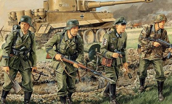 二战时德军装甲掷弹兵班武器装备