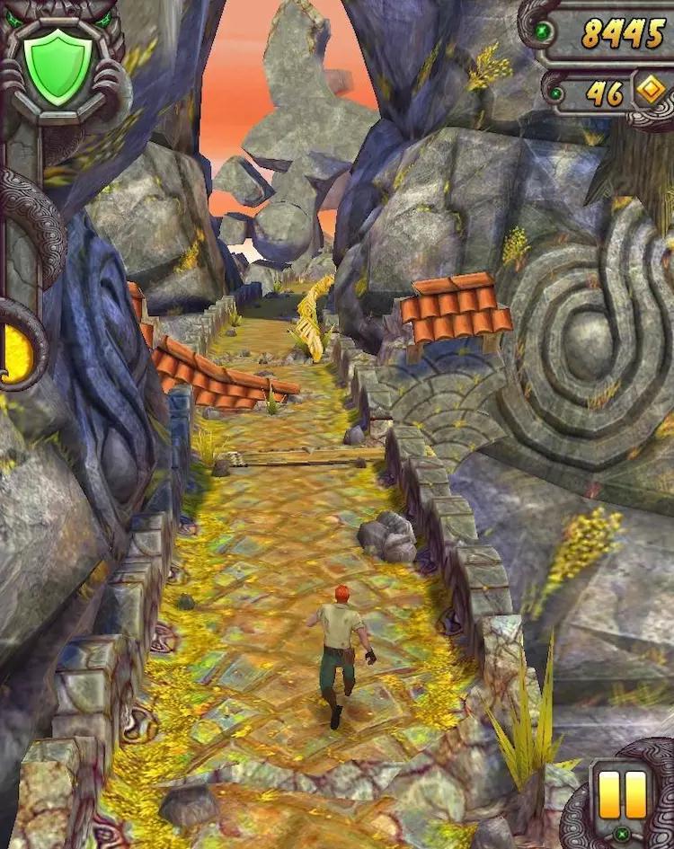 神庙逃亡的终点在哪网友跑了50多小时发现了一个秘密