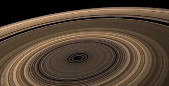 宇宙中的超级土星星环30个直径达到土星的200倍