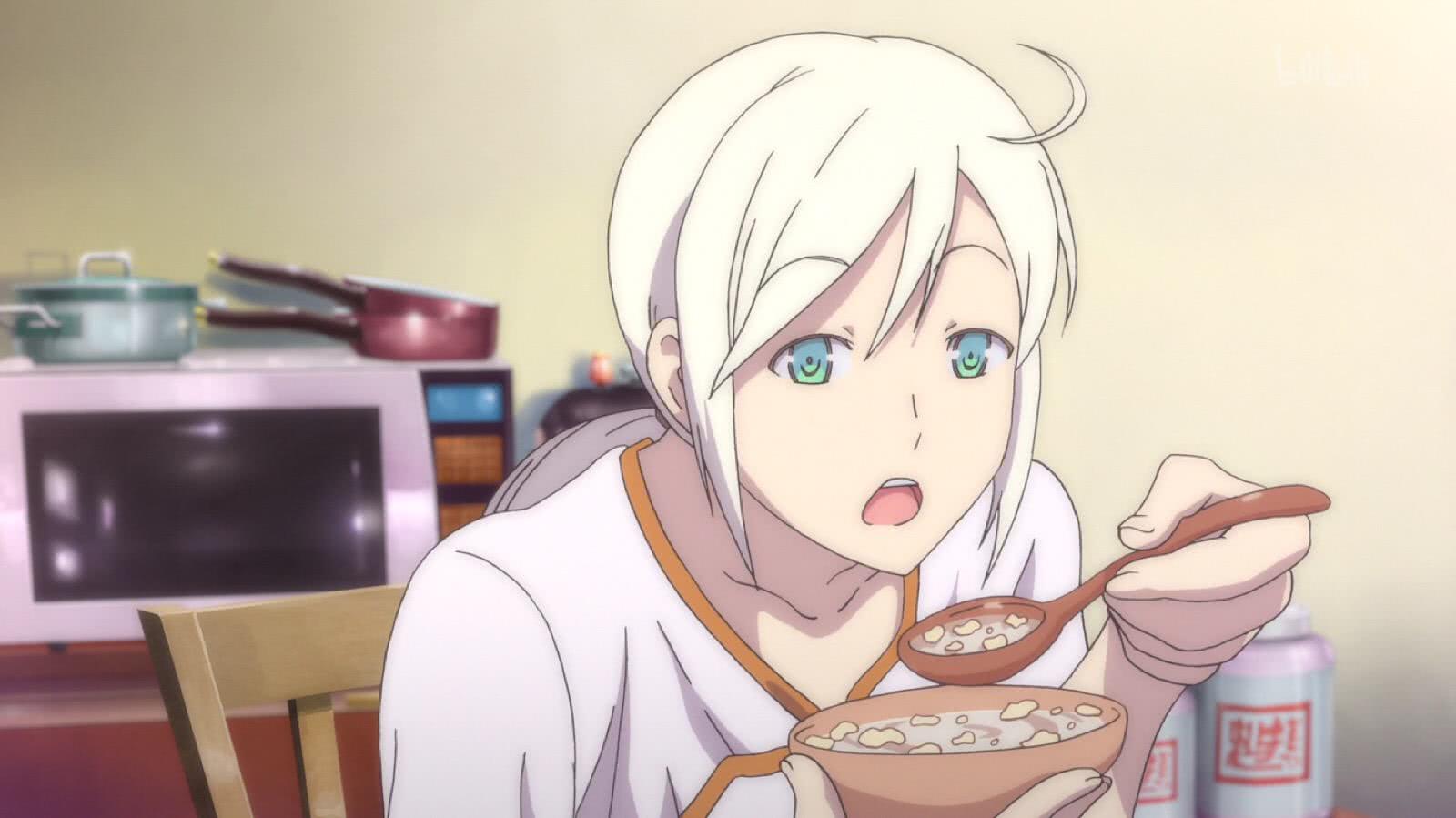 其次就是表情单一,会读心术的翠西,她长相可爱,随时随地都在看书,她不