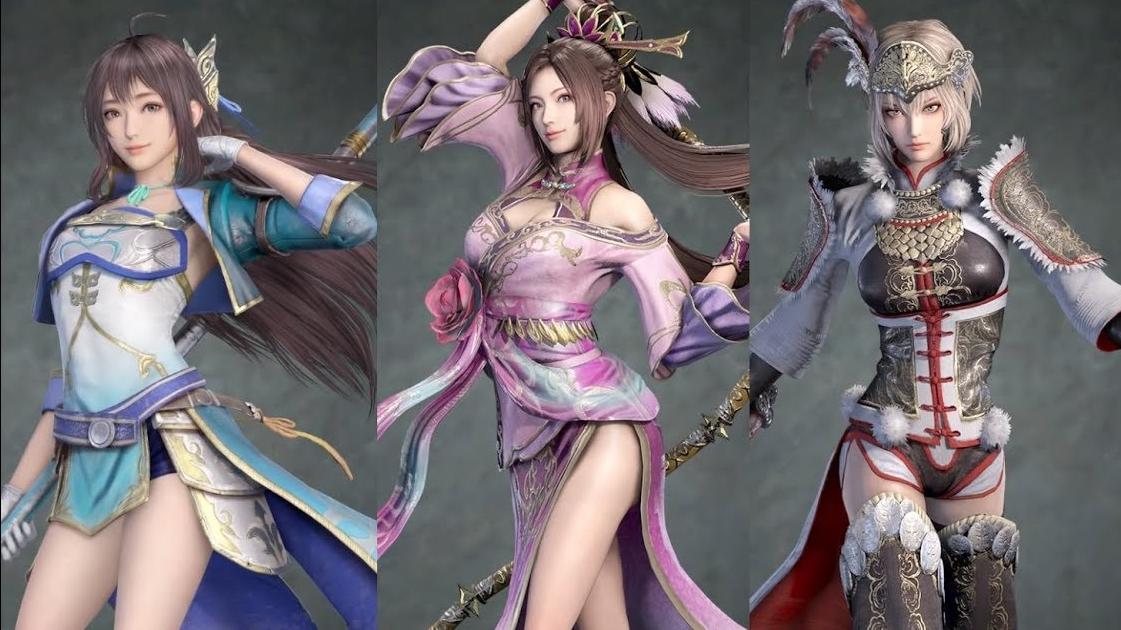 《真三国无双8》女角色招式大合集!