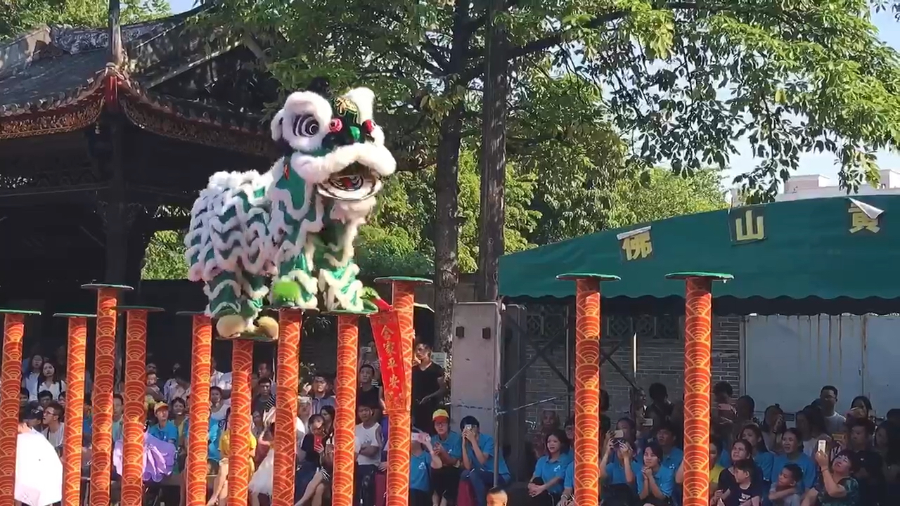 佛山黄飞鸿纪念馆武术表演