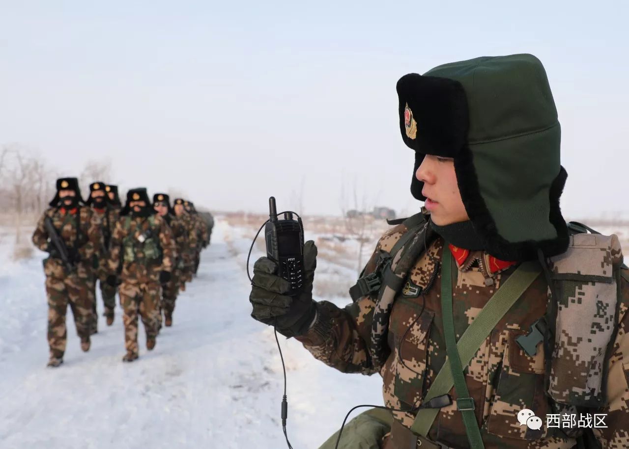 数九寒冬武警新疆森林总队逐鹿雪域砺精兵