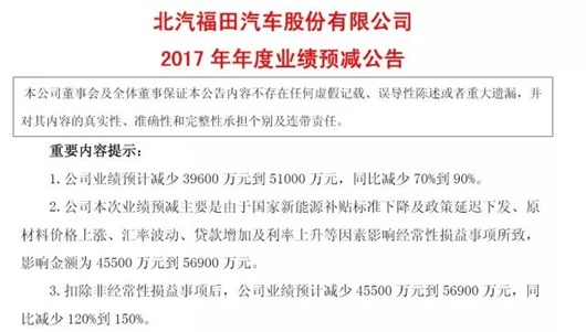 中国车企2017年业绩盘点：单车利润最高仅为丰田一半
