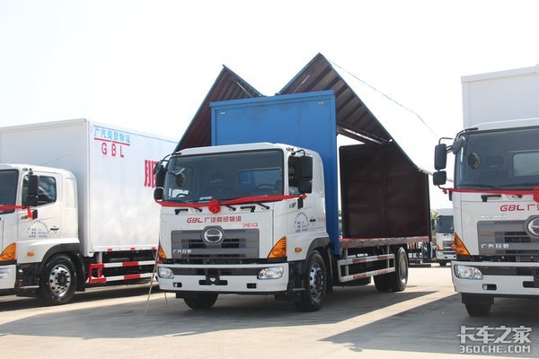 广汽日野汽车零部件运输车首批交付100台