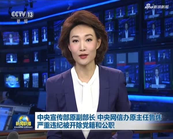 中宣部网站:中宣部原副部长中央网信办原主任鲁炜被双开