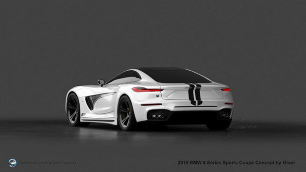 宝马全新6系Coupe假想图 搭4.4L发动机