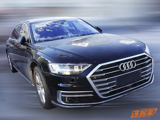 奥迪全新A8L国内最新谍照 疑似中配车型