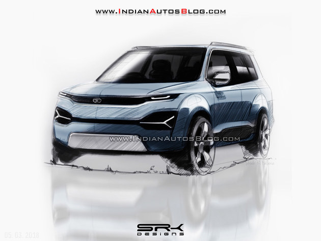 塔塔H5X量产版渲染图曝光 将2019年亮相