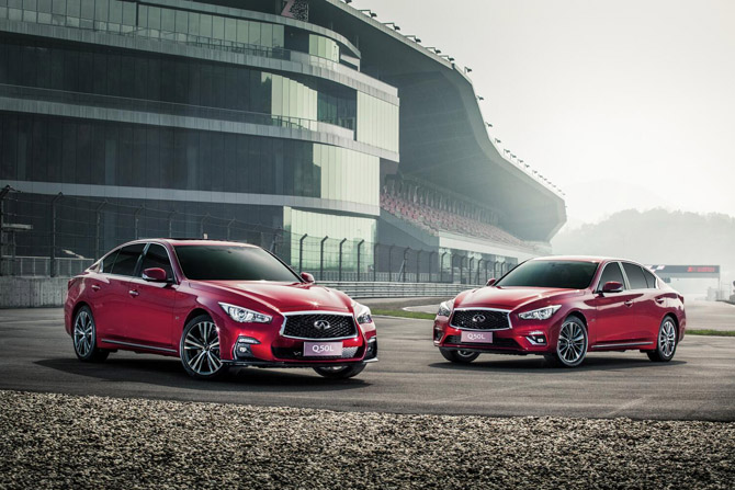 1-英菲尼迪新Q50L提供“豪华”与“运动”两种风格外观设计