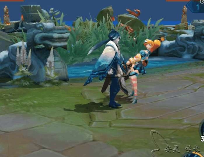 王者荣耀: 奕星3d视角预览, 孙尚香怎么看都像他的cp, 刘备坐不住了!