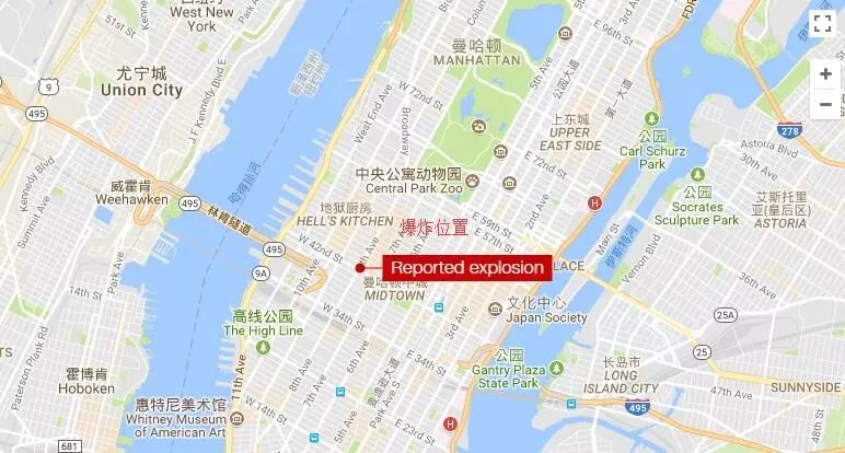纽约曼哈顿爆炸了!