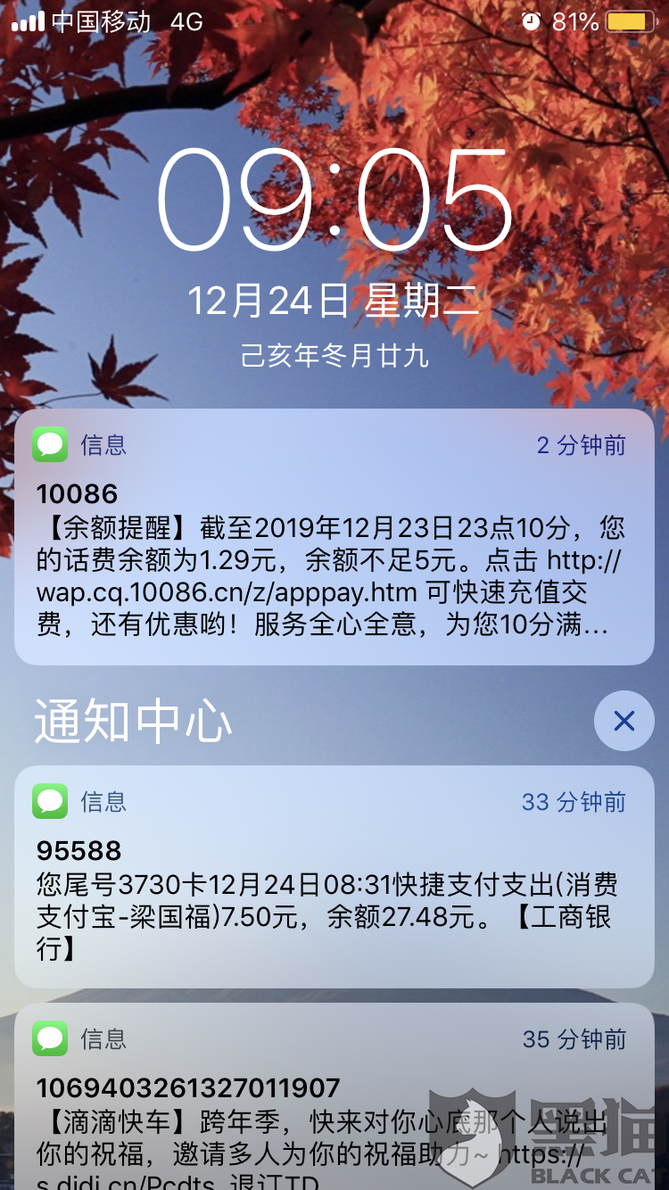 短信不显示余额是怎么回事