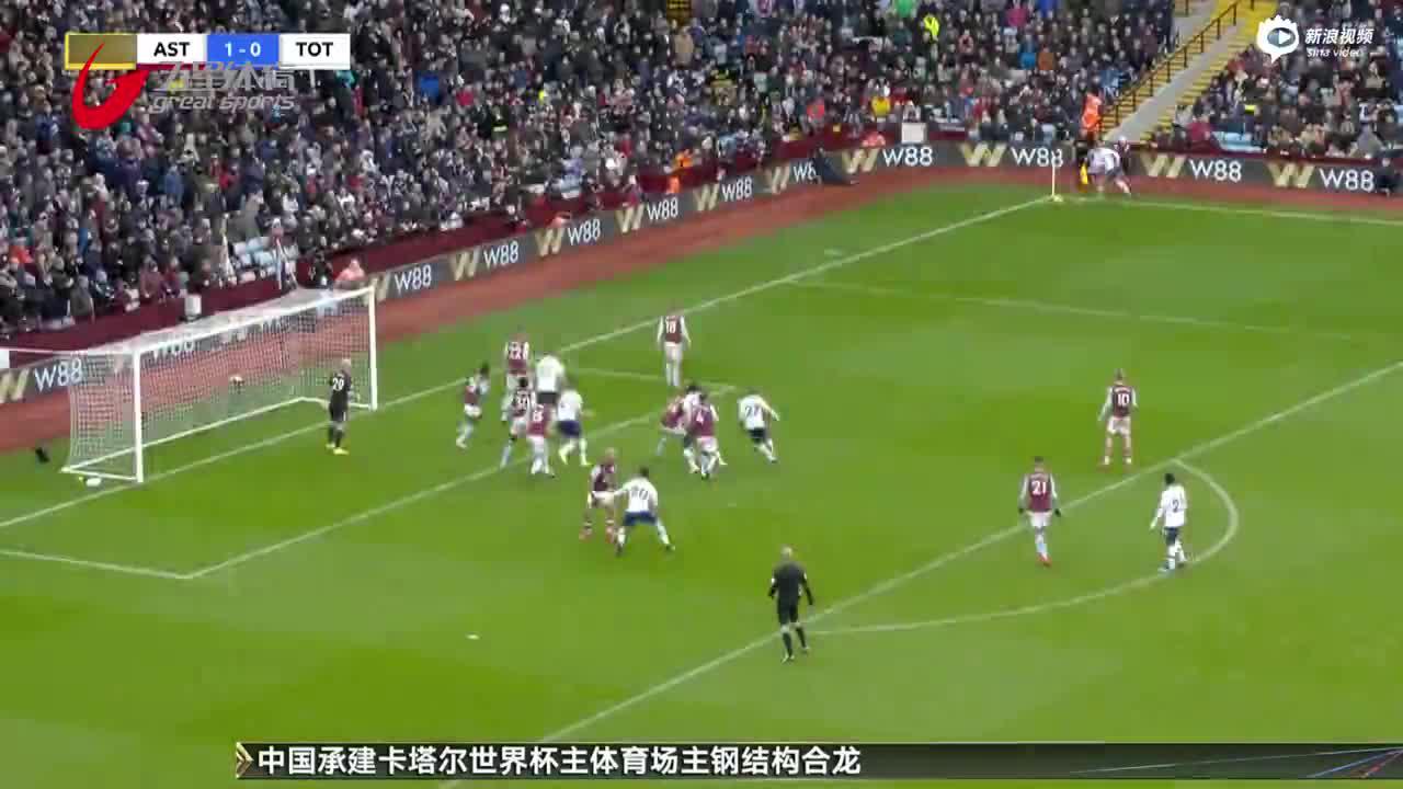 孙兴慜绝杀热刺3-2险胜维拉