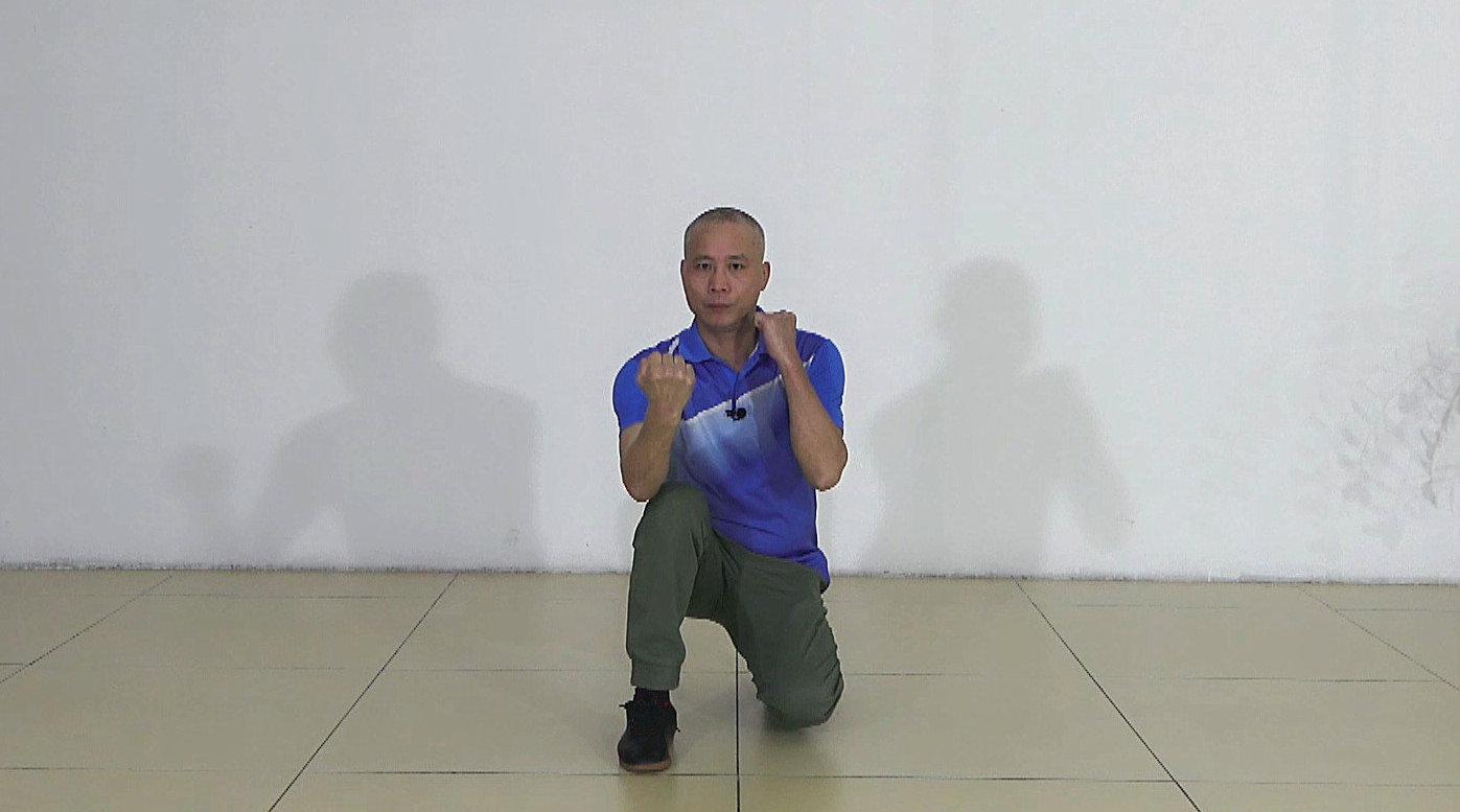 骑龙步,南派系功夫常用的步法