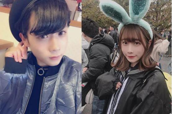 日本小伙"男扮女装",造型太惊艳,网友:我一男生看了都心动