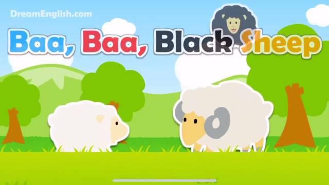 99儿歌推荐039 baa baa black sheep黑绵羊咩咩叫baa baa black