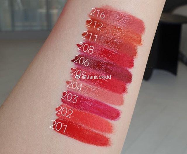 ysl 2020新品 tatouage couture velvet黑盖天鹅绒唇釉试色 6ml/47